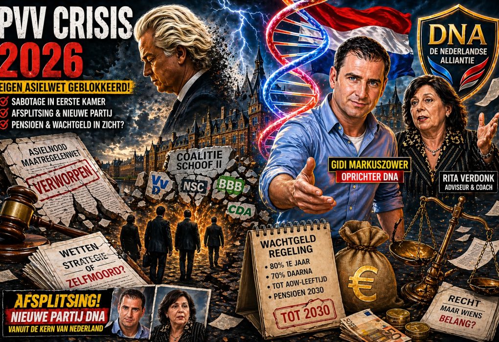 Geert Wilders PVV crisis Eerste Kamer asielwet blokkade en oprichting DNA partij Markuszower Verdonk.