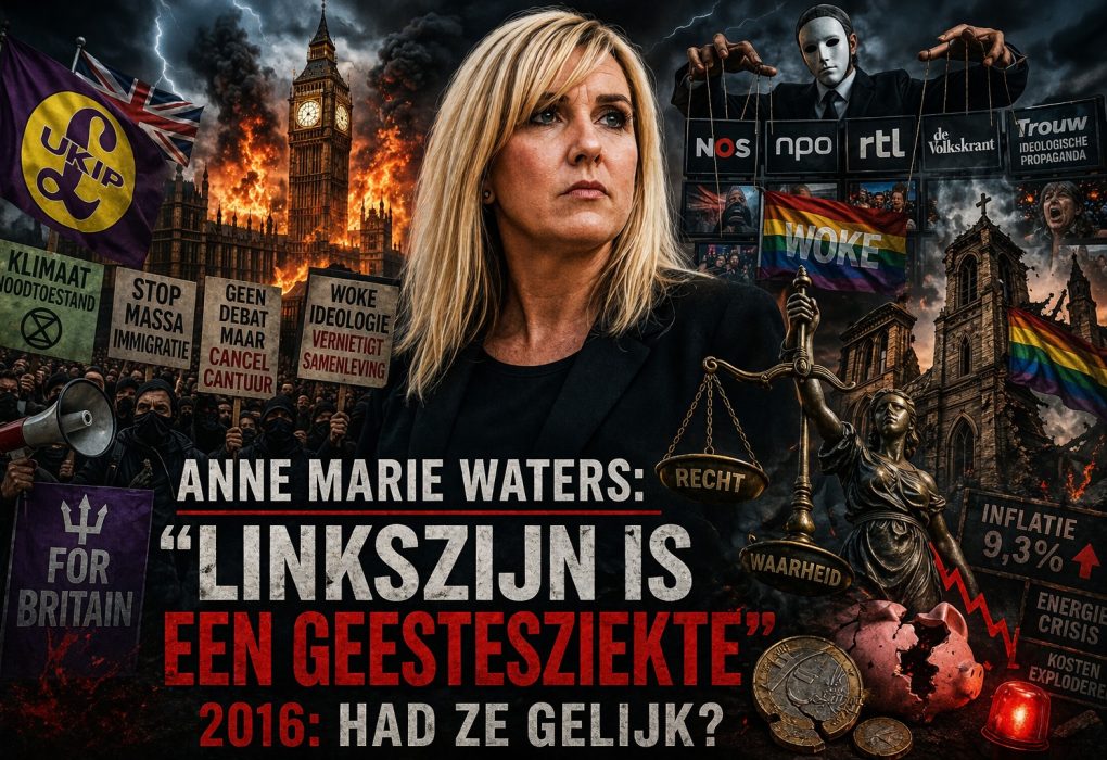 Anne Marie Waters linkszijn is een geestesziekte woke klimaatreligie analyse.