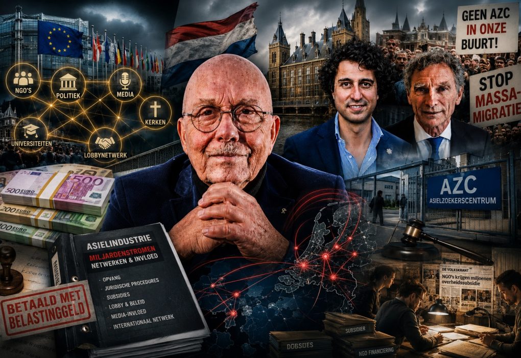 Onderzoeksjournalist Peter Siebelt spreekt bij NieuwRechts over de vermeende verwevenheid tussen ngo’s, politiek, media, kerken en de Nederlandse asielindustrie.