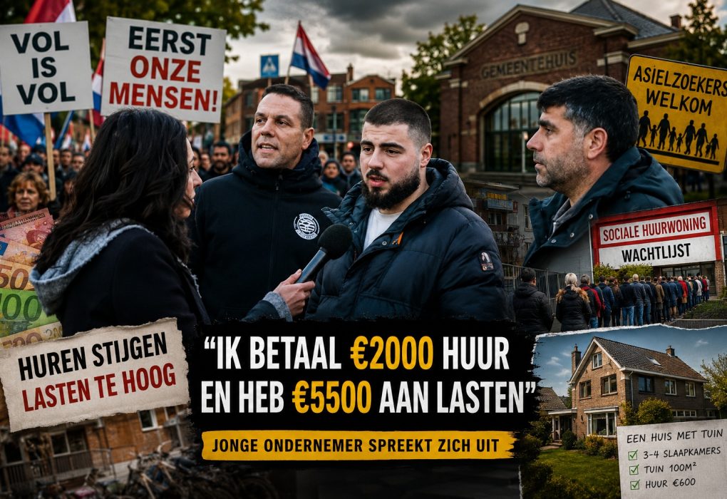 Straatinterview over asielopvang, woningnood en groeiende frustratie onder Nederlandse jongeren.