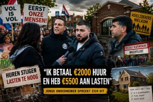 Straatinterview over asielopvang, woningnood en groeiende frustratie onder Nederlandse jongeren.