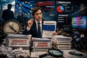 Pepijn van Houwelingen tijdens fel debat over de Eurobarometer, EU-propaganda, objectiviteit van onderzoek en politieke beïnvloeding binnen de Tweede Kamer.