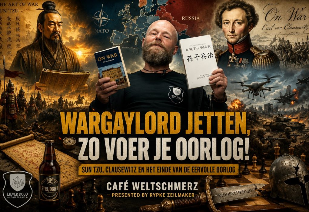 Rypke Zeilmaker bespreekt Sun Tzu, Clausewitz en de ontwikkeling van oorlogvoering van de oudheid tot moderne conflicten.