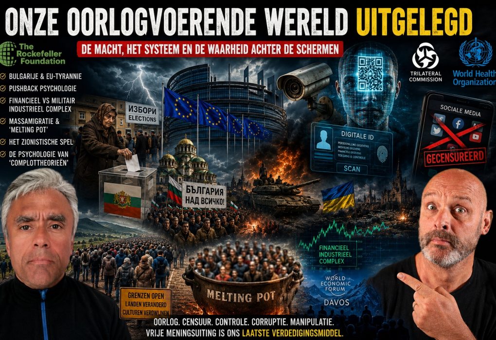 Ivor Cummins bespreekt EU-controle, Bulgarije, digitale ID’s, censuur, massamigratie, oorlogspolitiek en geopolitieke manipulatie in explosieve YouTube-reportage.