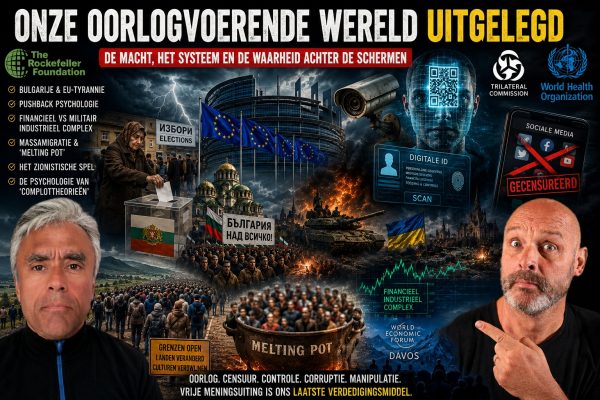 Ivor Cummins bespreekt EU-controle, Bulgarije, digitale ID’s, censuur, massamigratie, oorlogspolitiek en geopolitieke manipulatie in explosieve YouTube-reportage.