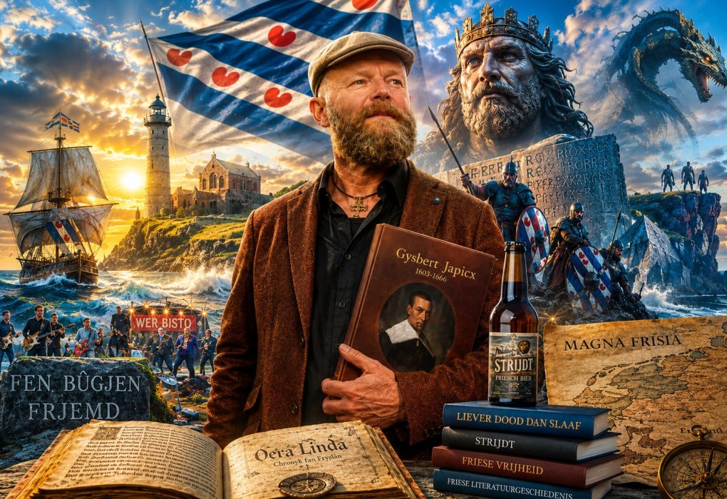 Rypke Zeilmaker bespreekt Friese cultuur, geschiedenis, Gysbert Japicx en de Oera Linda in een uitzending van Café Weltschmerz.