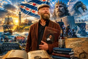 Rypke Zeilmaker bespreekt Friese cultuur, geschiedenis, Gysbert Japicx en de Oera Linda in een uitzending van Café Weltschmerz.