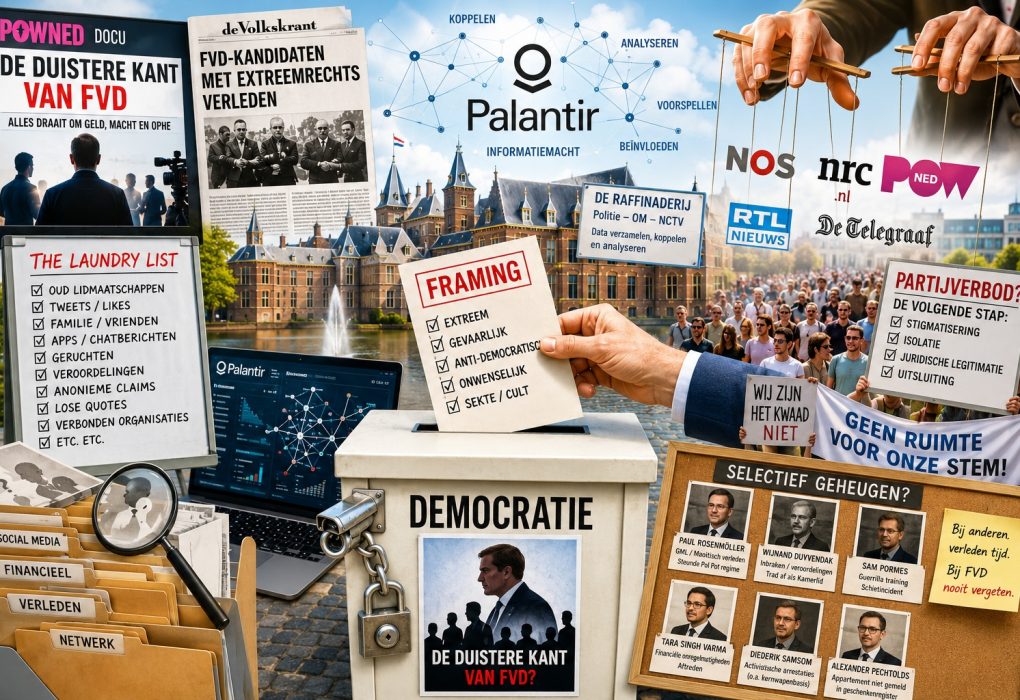 PowNed, FVD en de Strijd om de Werkelijkheid: Palantir, Framing, Dehumanisering en het Selectieve Geheugen van de Politiek.