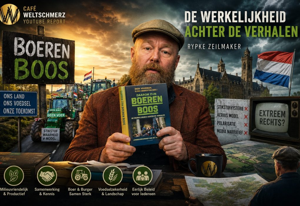 Rypke Zeilmaker bespreekt het boek Daarom zijn Boeren Boos tegen een achtergrond van boerenprotesten, trekkers, stikstofbeleid, landbouwgeschiedenis en het debat over de toekomst van de Nederlandse landbouw.