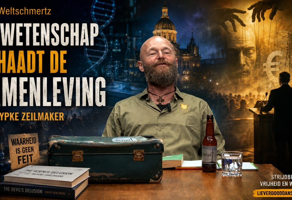 Rypke Zeilmaker tijdens Café Weltschmertz over wetenschap, waarheid, scientisme en de invloed van politiek op de academische wereld.