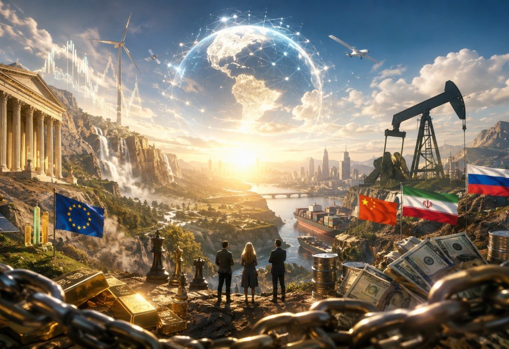 Marlies Dekkers, Jelle van Baardewijk en Ad Verbrugge bespreken de wereldwijde financiële spanningen, kunstmatige intelligentie, de schuldencrisis, de rol van de dollar als geopolitiek wapen, sociale media, pensioenen, energieproblemen en de verschuivende wereldorde tijdens Nieuws van de Week van De Nieuwe Wereld.