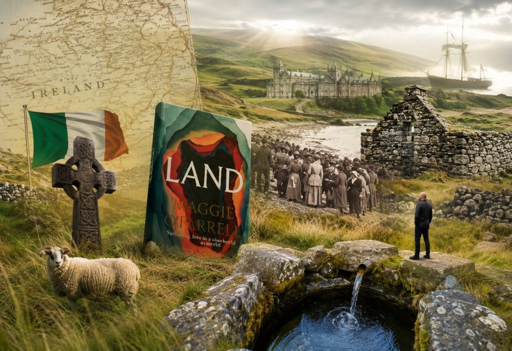 Rypke Zeilmaker bespreekt de roman Land van Maggie O’Farrell tegen de achtergrond van de Ierse hongersnood, Britse overheersing, culturele uitwissing, landonteigening en de historische transformatie van Ierland tijdens de Great Famine.